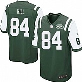 Nike Men & Women & Youth Jets #84 Hill Green Team Color Game Jersey,baseball caps,new era cap wholesale,wholesale hats
